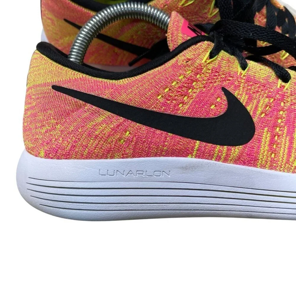 NIKE LUNAREPIC LOW FLYKNIT OLYMPIC VOLT PINK OC WOMENS SIZE 8.5 Multicolored